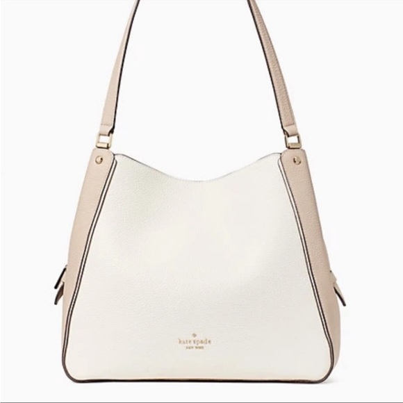 Kate Spade Leila Triple CompartmentShoulder Bag Light Sand
